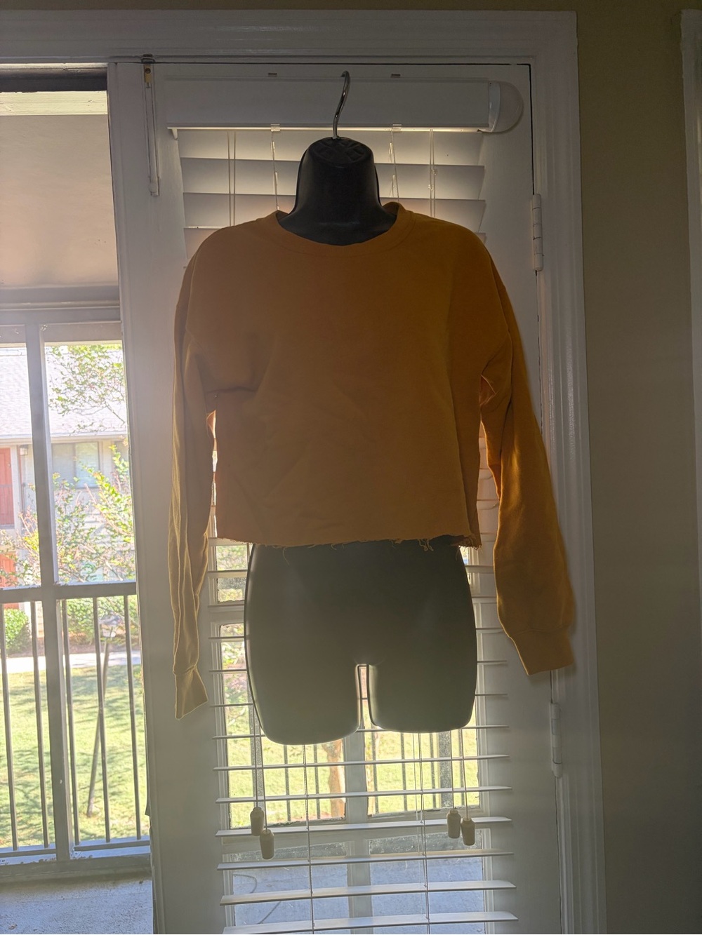 Forever 21 Mustard Cropped Crewneck Sweater - Women